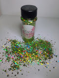 Holographic Lime Green Glitter – 2oz